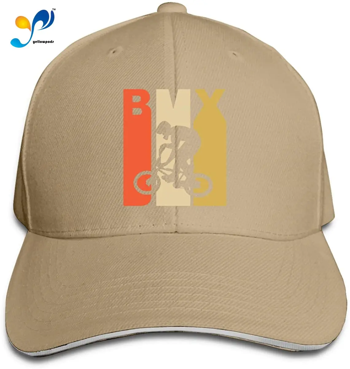 

Retro Style BMX Bike Rider Sports Men Cotton Classic Baseball Cap Adjustable Size