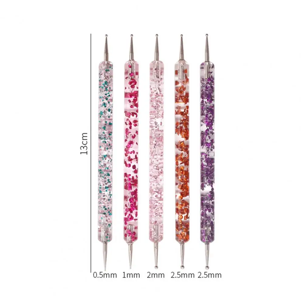 

Printing Mini UV Gel Painting Drawing Manicure Art Dot Point Pen for Women
