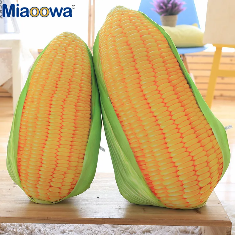 

1Pc 50/60cm 3D simulated corn shape is so cute and cute that people have appetite to give gifts to friends