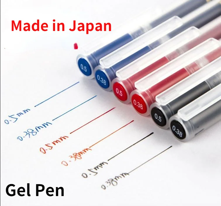 3 шт. оригинальная гелевая ручка MUJIs черная/синяя/красная/темно-синяя 0 38 мм 5
