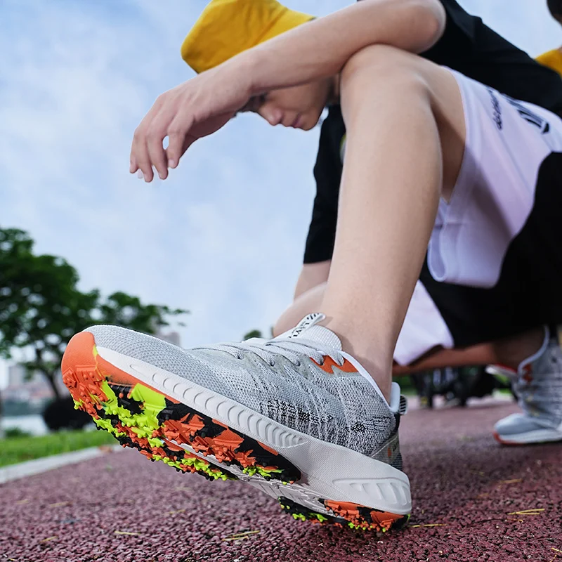 Golf Shoes Men's Fitness Comfortable Golf Shoes Men's Track and Field Training Shoes Light Mesh Walking Shoes Golf Shoes