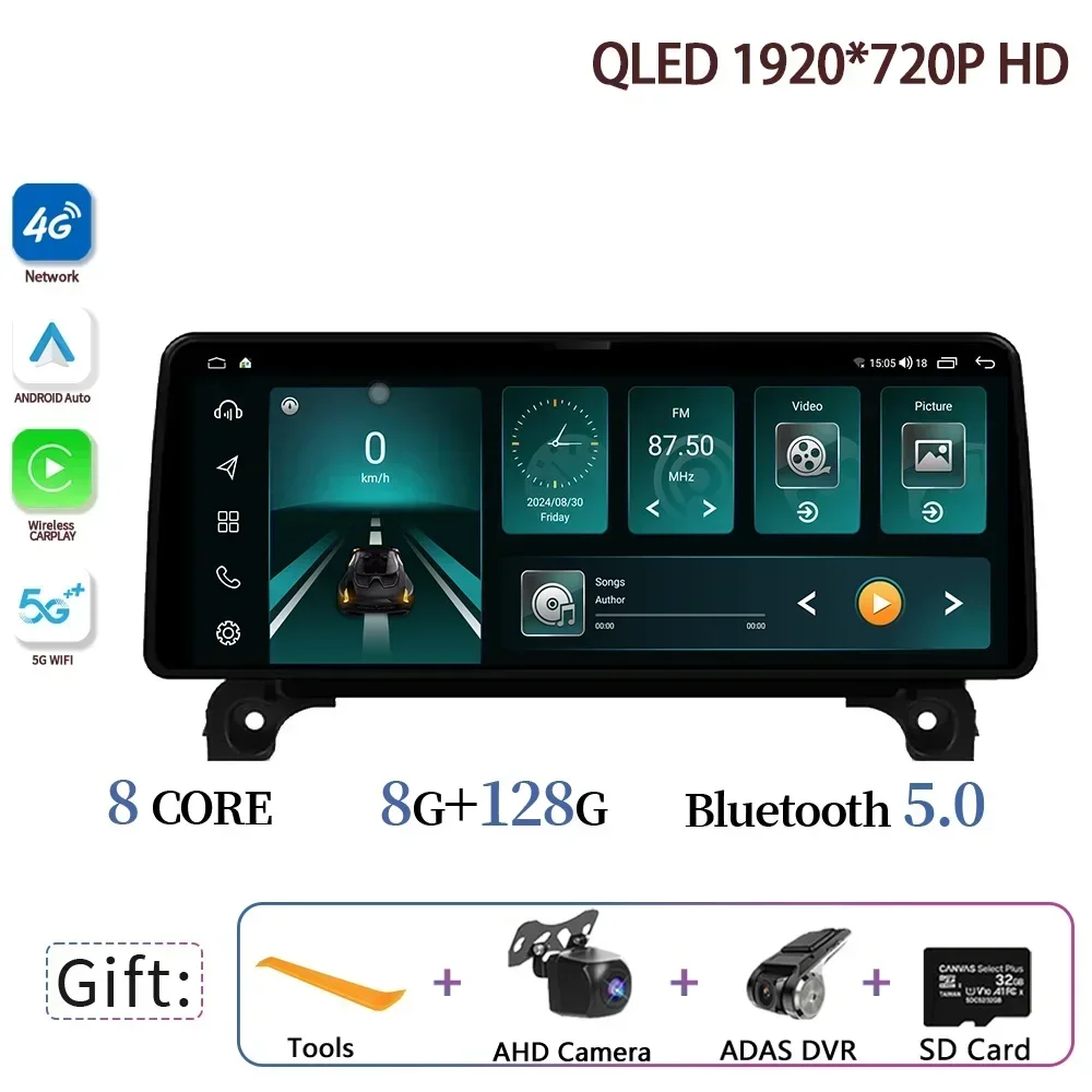 

Android 14 12,3-дюймовый автомобильный радиоприемник для Peugeot 4008 5008 3008 2016-2022 Мультимедийная навигация GPS Беспроводной BT Carplay Стерео экран