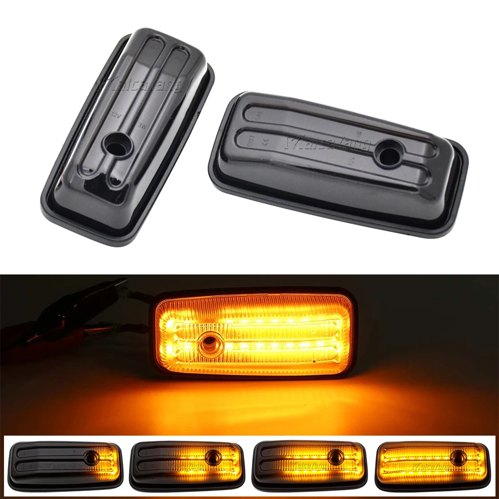 2X Динамический светодиодный боковой указатель поворота для Mercedes-Benz G-Class W463 W461 G500