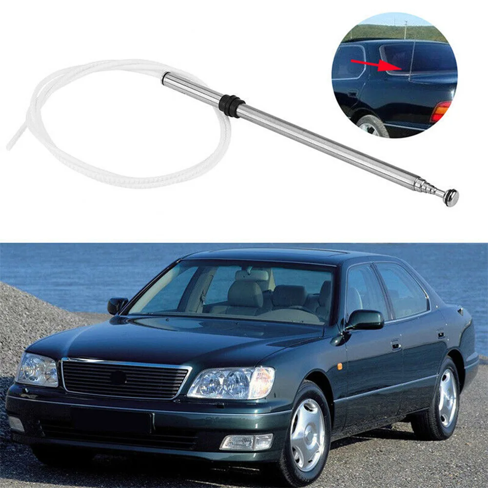 

For Lexus Power Antenna Mast Power Antenna Metal Silver Stainless Steel Mast Auto Parts For Lexus Grounding Retaining Sleeve