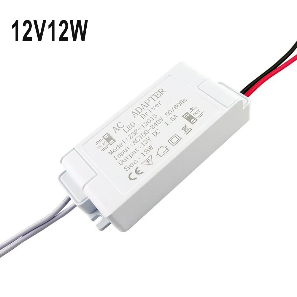 

LED Driver Adapter AC 220 -240V To DC 12V 12W/24W/36W Transformer Power Supply LED Strip Constant Current Driver Power