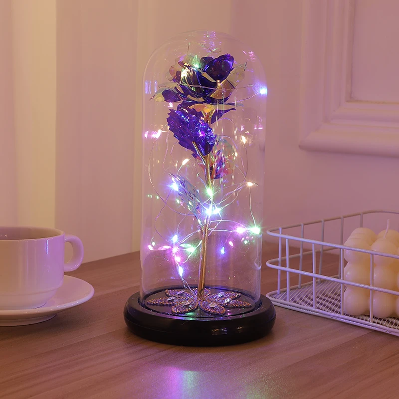 Волшебная светодиодная гирлянда из розового золота 2020 пробы 24 к |