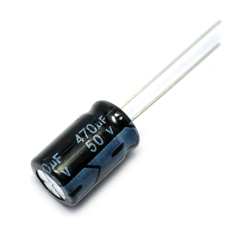 10 шт. алюминиевый электролитический конденсатор 50 в 470 мкФ в/470 размер 10*20 мм |