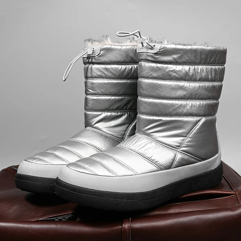

New Men's Shoes Women's Ankle Boots Winter Snow Boots Mens Cotton Shoes Fashion Casual Cotton Shoes Couple's Large Size
