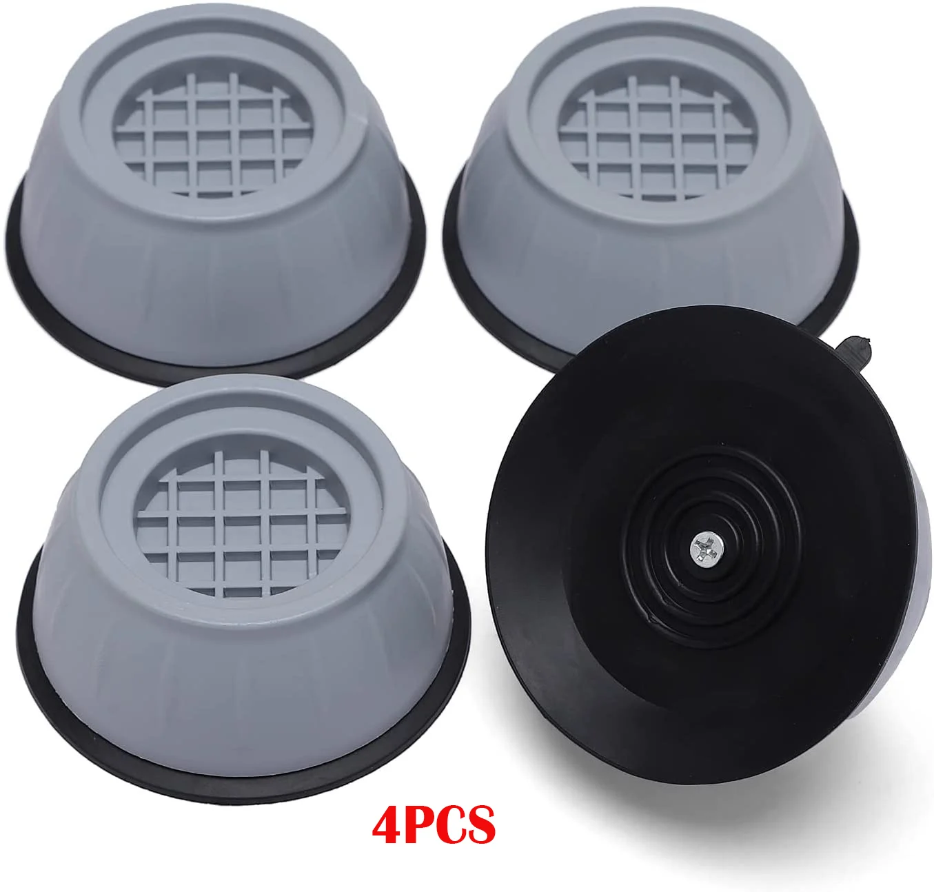 

Universal Anti Vibration Pads Washing Machine Fixed Rubber Feet Legs Skid Raiser Mat Machine Support Dampers Stand 4Pcs