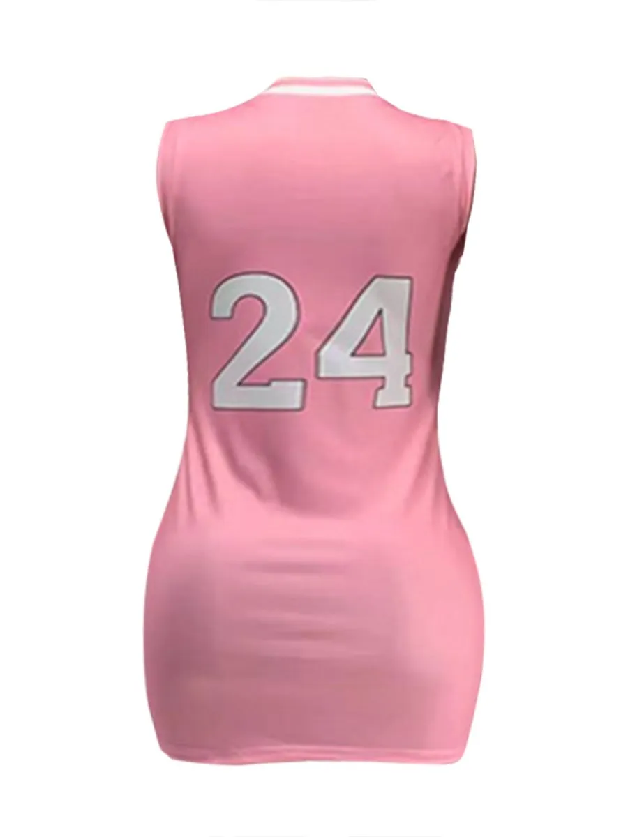 LW Plus Size Casual Skinny Dress Letter Print Striped Cami Dress Women Fashion Sexy Stretch Slim Dress Lady Summer dress