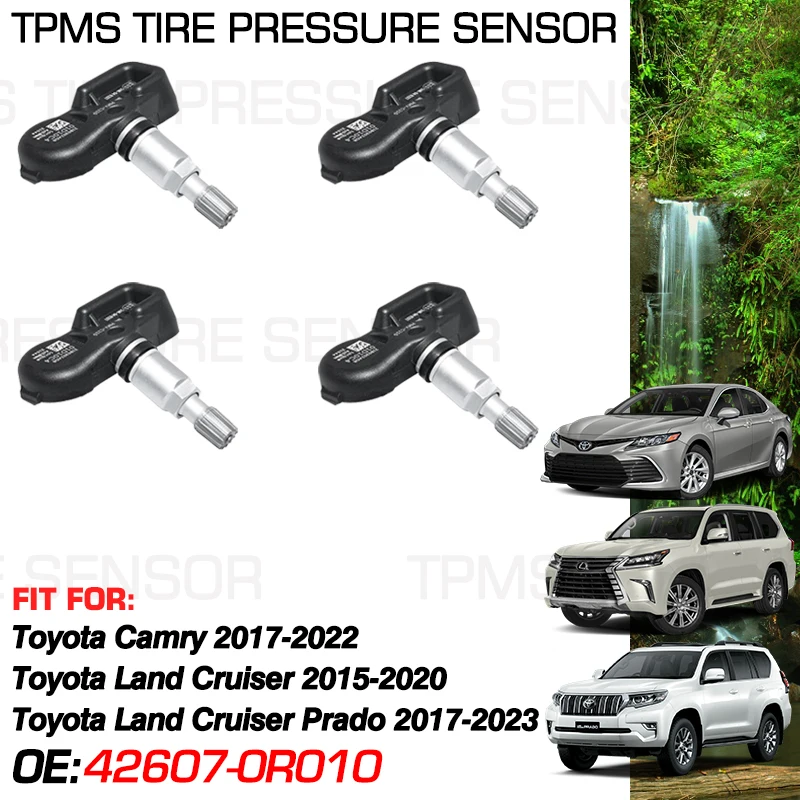 433 МГц для Toyota Camry XV70 2017-2022 Land Cruiser 2015-2020 Prado 150 2017-2023 монитор давления в шинах 42607-26010