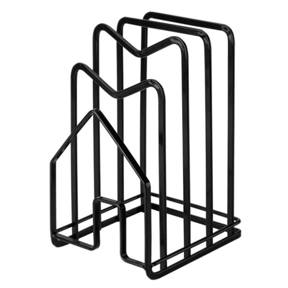 

Holder Lid Rack Pot Kitchen Stand Organizer Board Cover Drying Cutting Storage Pan Chopping Plate Baking Cooking Countertop Rest