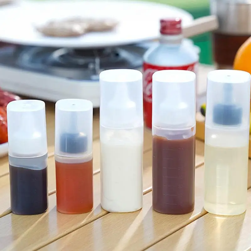 

Кухонная бутылка для приправ, кухонные инструменты для готовки с герметичной прозрачной крышкой, диспенсер для майонеза, пластиковый игольчатый