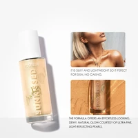 body makeup highlighter brightening oil summer island creates glossy skin long lasting brightening brightening oil