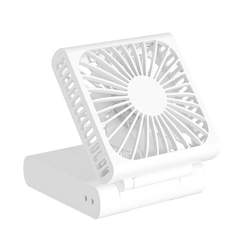 

Portable 2 In1 Mini Fan Folding Neck Fan USB Multi-Function Charging Treasure Phone Stand Hanging Holding Mini Fan
