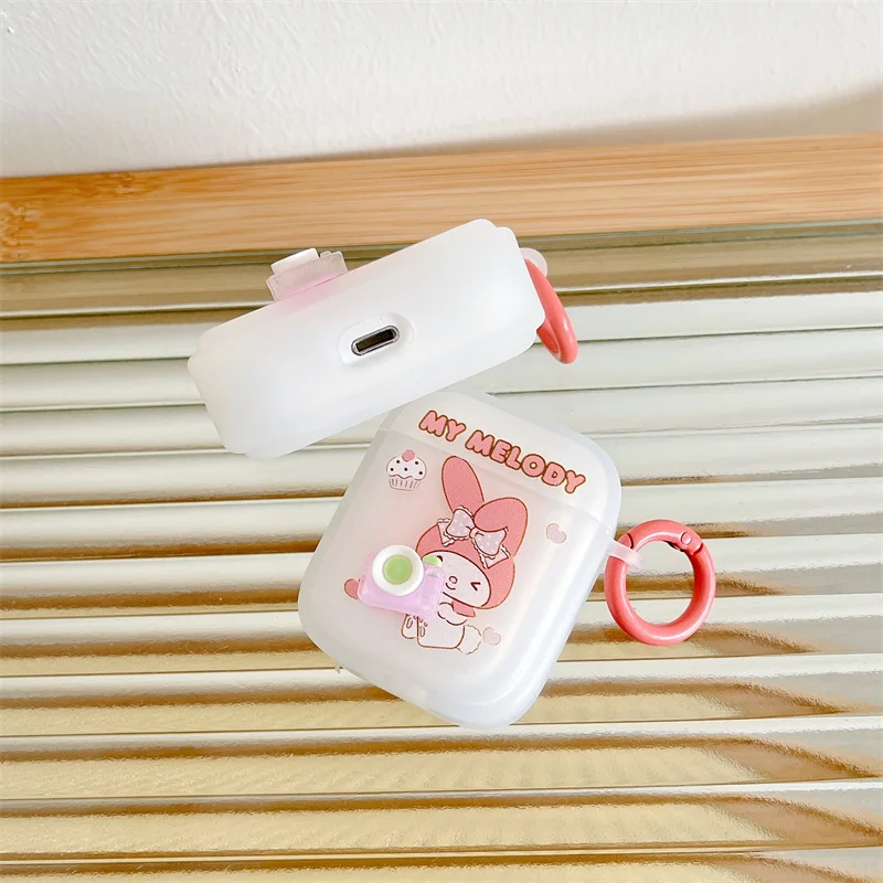 

Cute Stereo Melody Camera Case for AirPods 1 2 3 Pro Case Cover Bluetooth Earbuds Charging Box Protective Cases for Airpods