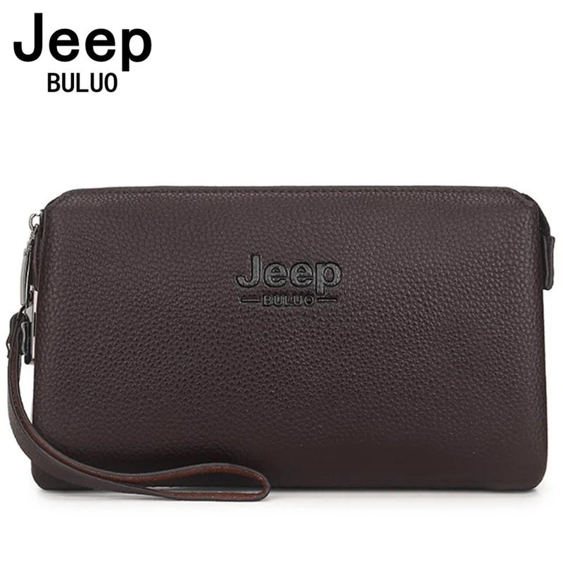 

Мужские брендовые клатчи JEEP BULUO, оранжевая сумка для телефона и ручки, кошелек из искусственной кожи, Сумка для документов, все сезоны, 2019