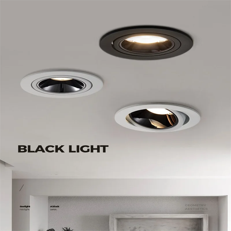 Купи Led Downlight Recessed Ceiling Lamp Spot Lamp Angle Adjustable Aluminum Spot Led Light 7W 12W AC110V 220V For Home Office Store за 765 рублей в магазине AliExpress
