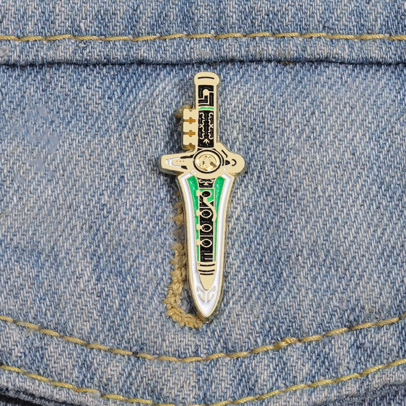 Эмалевые броши с тиснением