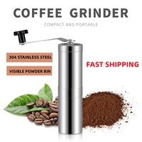new stainless steel hand operated coffee grinder portable bean grinder stainless steel hand operated coffee grinder pepper mill