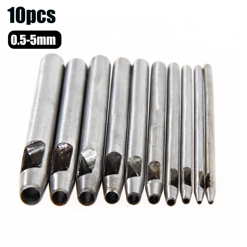 

Перфоратор для кожи, 10 шт./компл., 0,5-5 мм