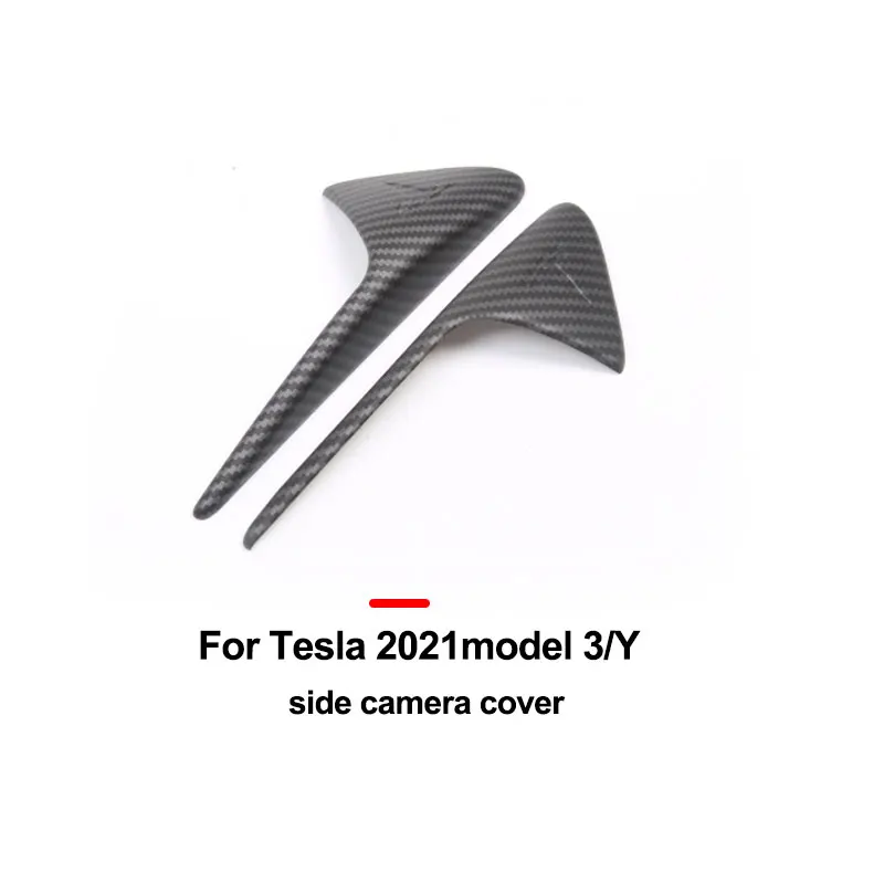 2 шт./компл. Новая серия боковых камер из углеродного волокна Abs Защитная крышка