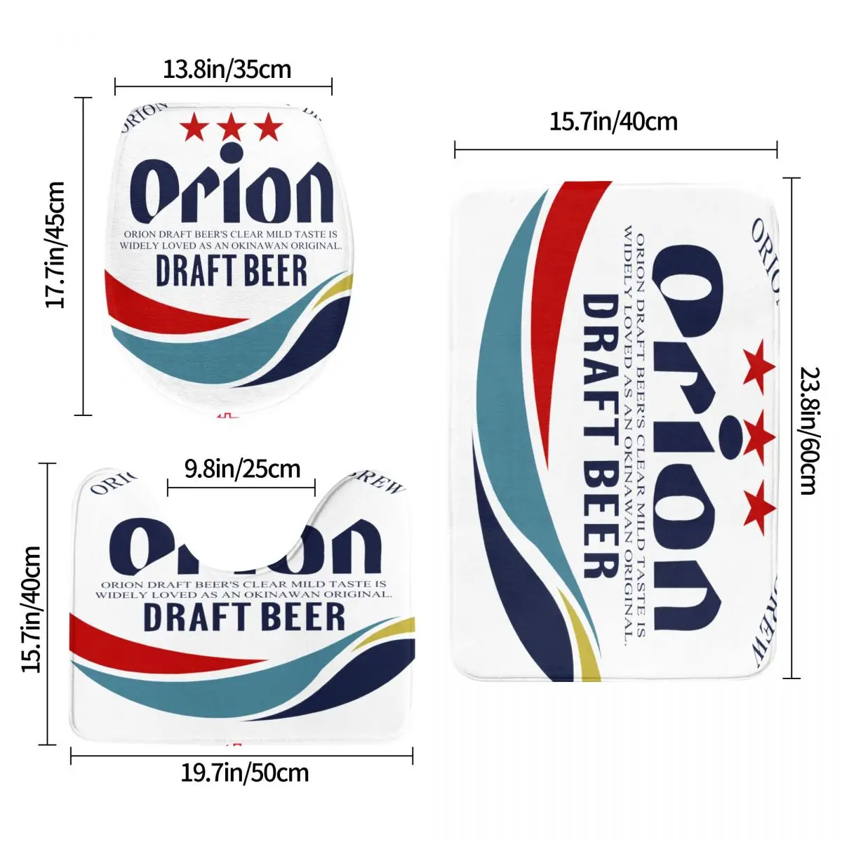 Orion эскиз пива Sz Okinawa пиво 3530 коврики для туалета ванной ковер пушистый богемный