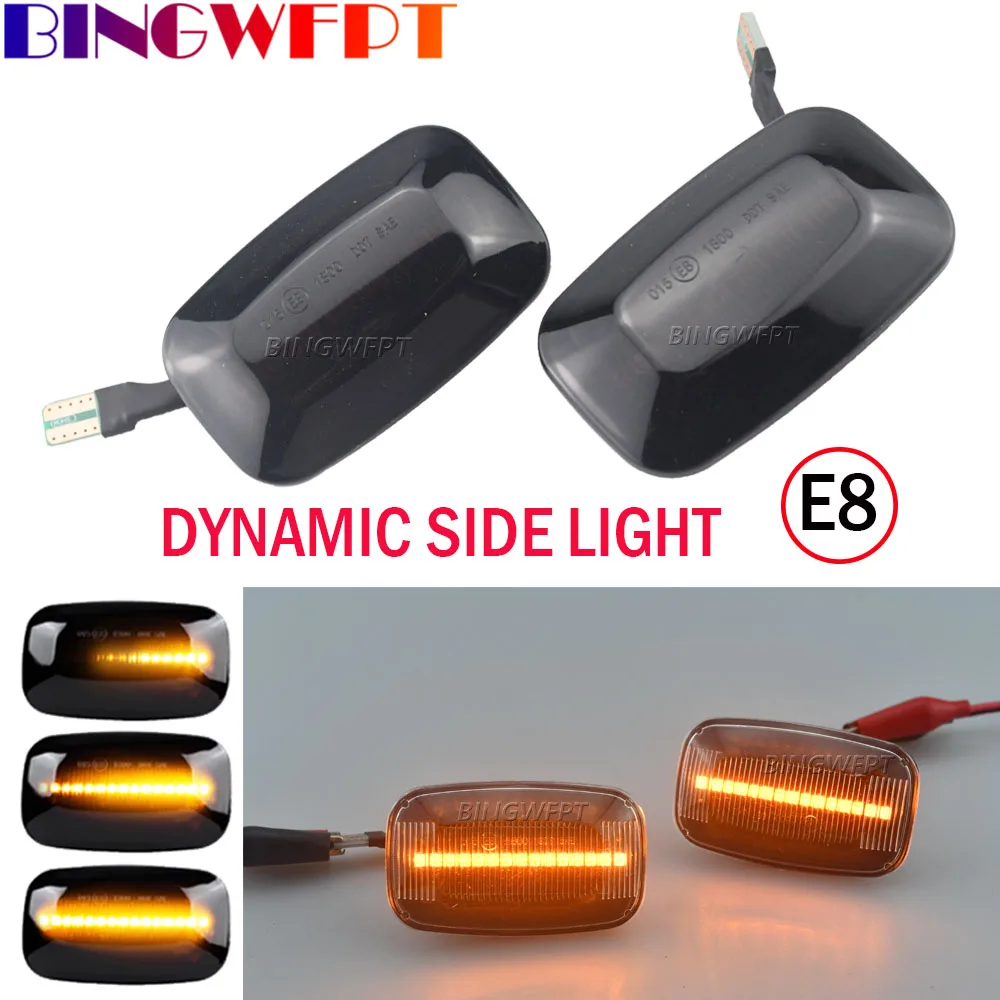 2 шт боковые габаритные огни динамический светодиод для Toyota Landcruiser Land cruiser 70 80 100