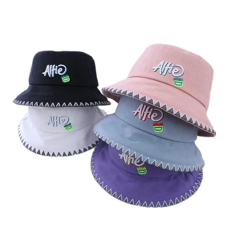 

Панама летняя хлопковая с буквами для мальчиков и девочек, 2022