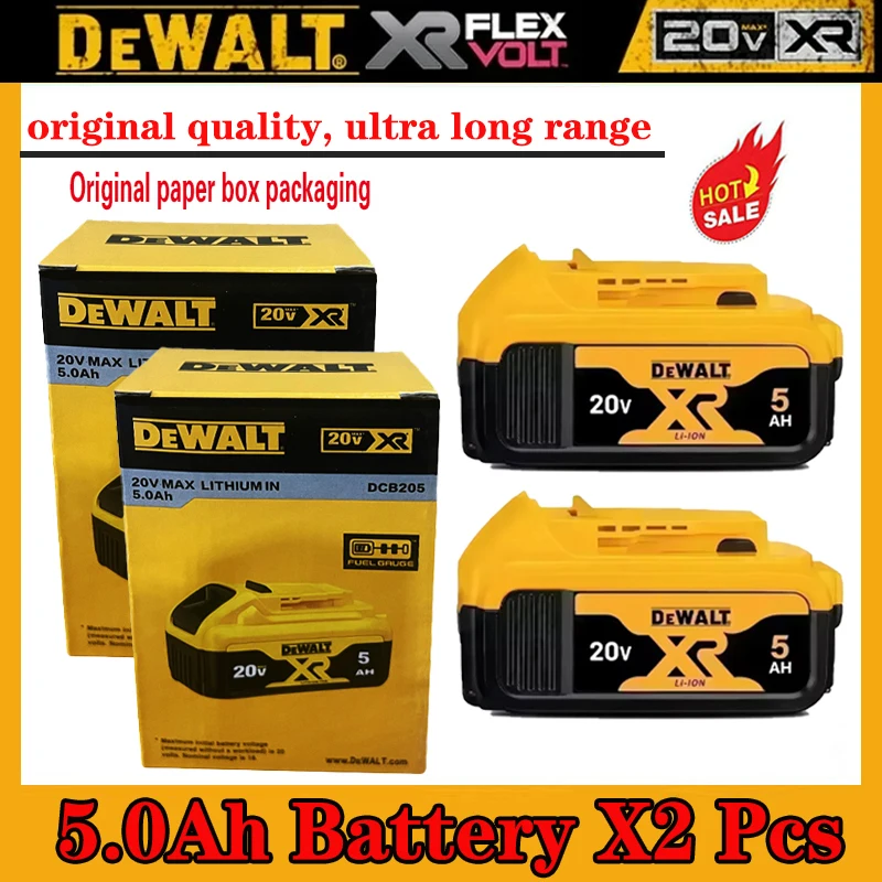 Аккумулятор DEWALT 20 В 6 Ач литий-ионный зарядное устройство DEWALTDCF921 DCF921N DCD805
