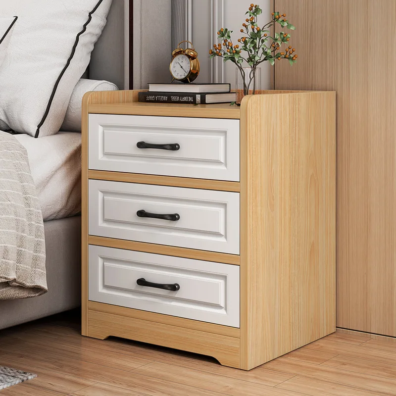 

Прикроватный столик в скандинавском стиле, Современная Минималистичная спальня, практичный прикроватный шкаф, белый шкаф для хранения, экономичный маленький шкаф