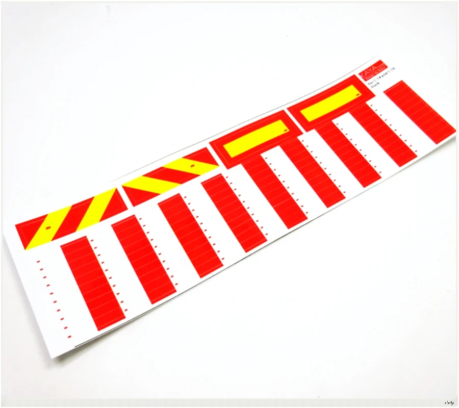 Наклейка для радиоуправляемого трактора D407 модель прицепа с грязевой головкой и