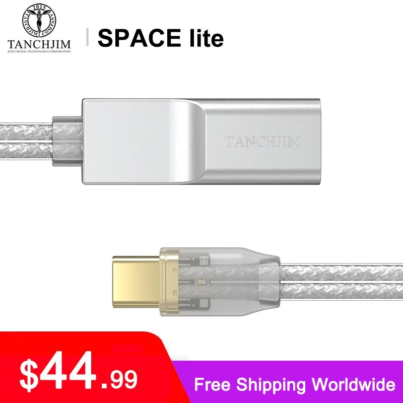 

Портативный мини-ЦАП TANCHJIM SPACE Lite, усилитель для наушников с диагональю 3,5 дюйма, с чипом CS43131 DSD256 PCM768