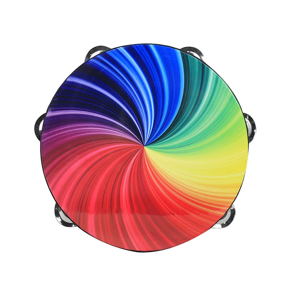 

Tambourine Percussion Hand Tambourines Toy Drum Bells Musicalkids Instrument Wooden Adults Instruments Handheld Infant Row