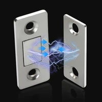 strong magnetic cabinet catches set metal door stops hidden closer with screw sticker furniture fittings door closer magnetic