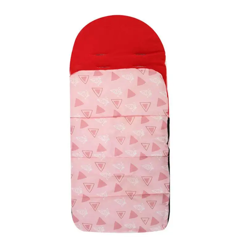

Baby Stroller Sleeping Bag Windproof Bunting Bag Stroller Foot Cover Thickening Foot Cover For Heat Preservation