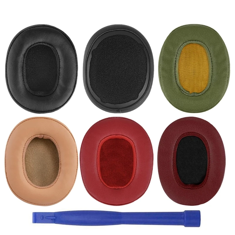 

Soft Earpads Protein Leather Ear Pads for HESH Wireless Earphone Memory Foam Earcups Easily Replaced Ear Cushions