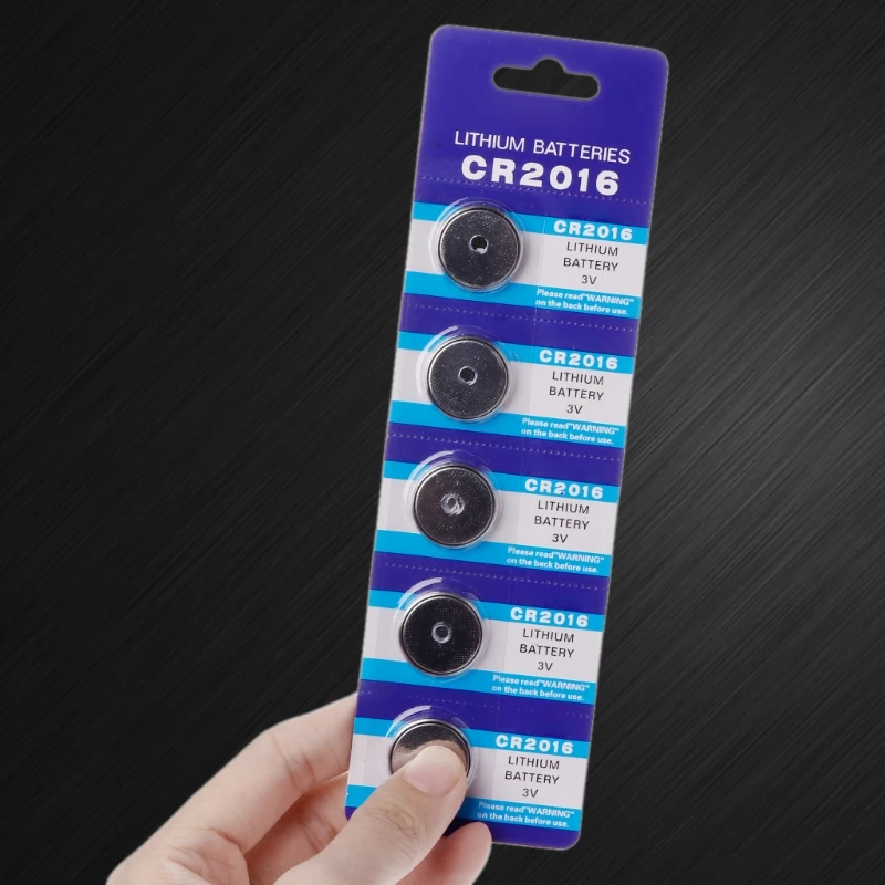5 шт. Кнопочная батарея CR2016 3 в литиевая монетные батареи LM2016 BR2016 DL2016 часы