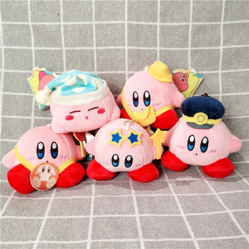 

Новинка, плюшевые игрушки из аниме «Кирби» в виде звезды, брелок для девочек, мультяшная модная детская плюшевая игрушка, подвесные украшен...