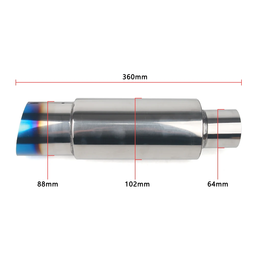 Выхлопные системы автомобиля мотоцикла наконечник глушителя универсальный