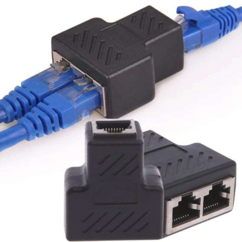 

Разветвитель кабеля для локальной сети RJ45, 1-2 способа