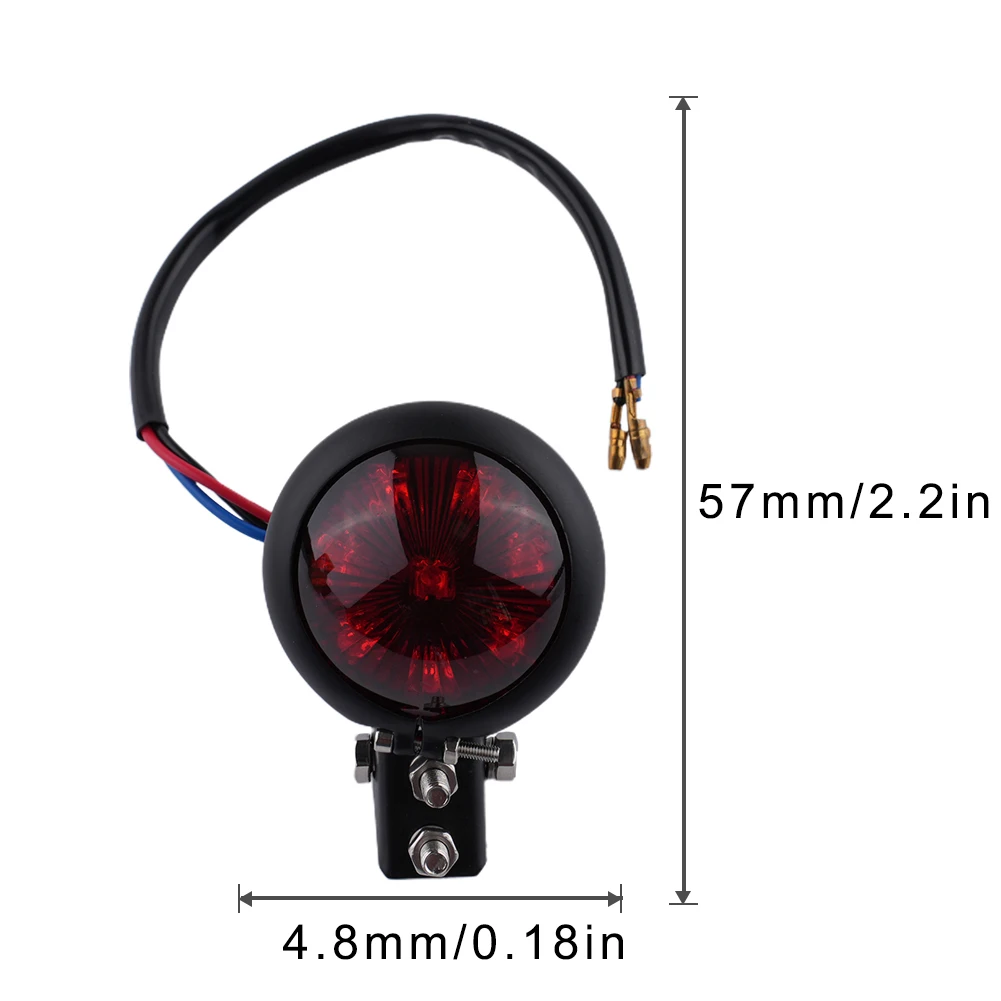 

Motorcycle Tail Lights LED 12V Rear Brake Lamps Assemblies For Cruiser Cafe Bobber Chooper Car Lighting & Lamp Auto Parts