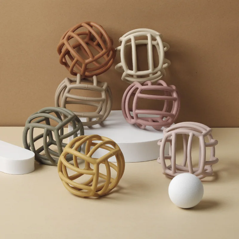 TYRY.HU Силиконовая Детская Игрушка-прорезыватель — Круглая Жевательная Игрушка