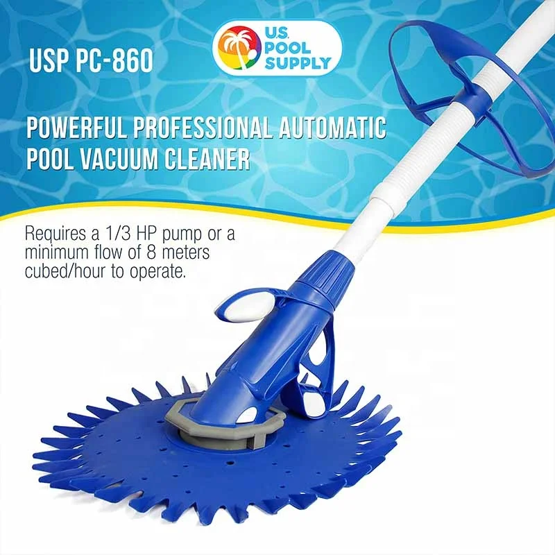 

Professional Automatic Pool Vacuum - Powerful suction to clean pool debris, clean floors, walls and steps