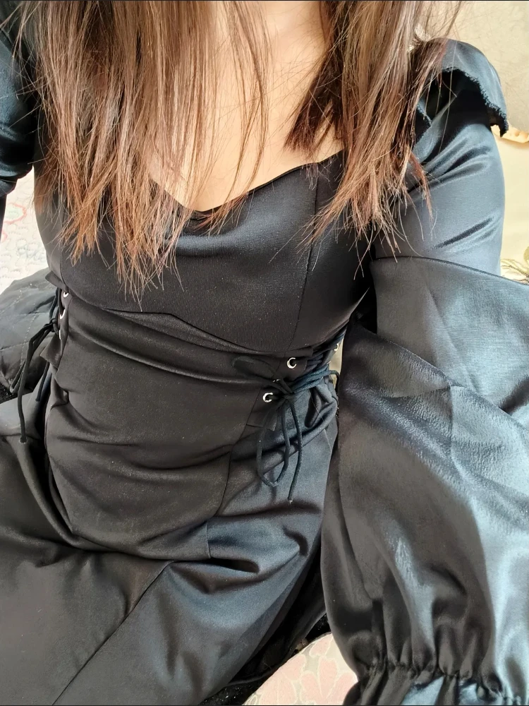 Платье женское летнее с рюшами бандажное нежное уличное универсальное в стиле