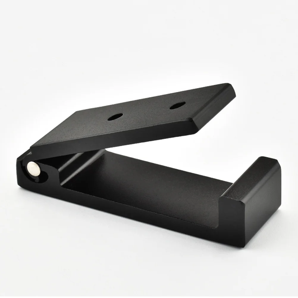 

4pcs Mutifunction Bathroom Aluminium Alloy Hooks Clothes Hat Hooks Foldable Hangers Square Wall Hooks Single Hook Bathroom