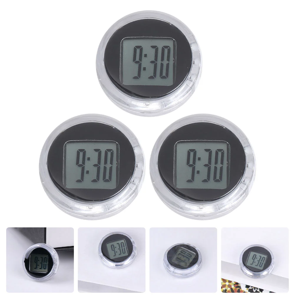 

Clock Mini Motorcycle Car Digital Motorbike Waterproof Clocks Dashboardstick Watch Handlebar Autovehicle Shockproof Motor Bike