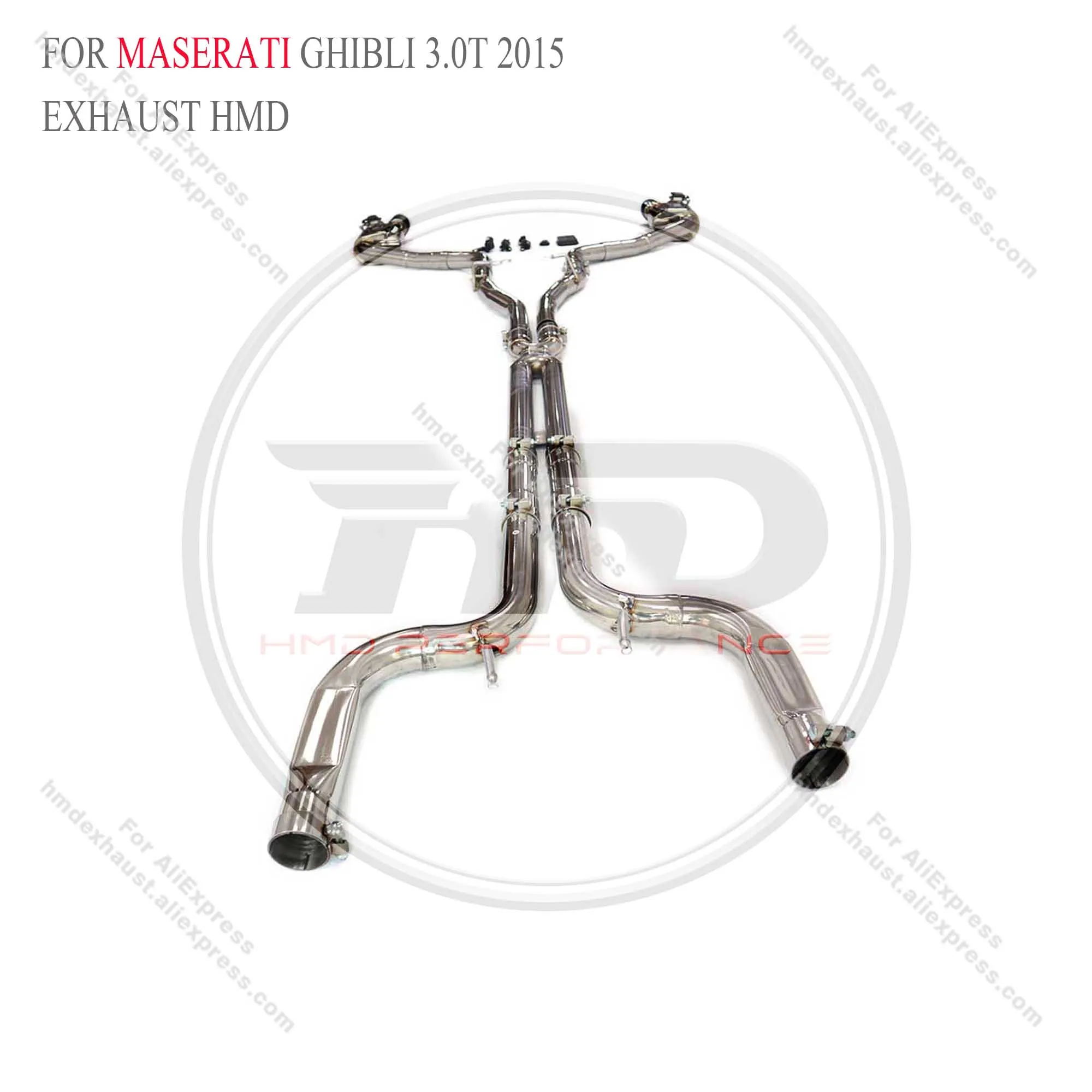Выхлопная система HMD из нержавеющей стали производительность Catback для Maserati