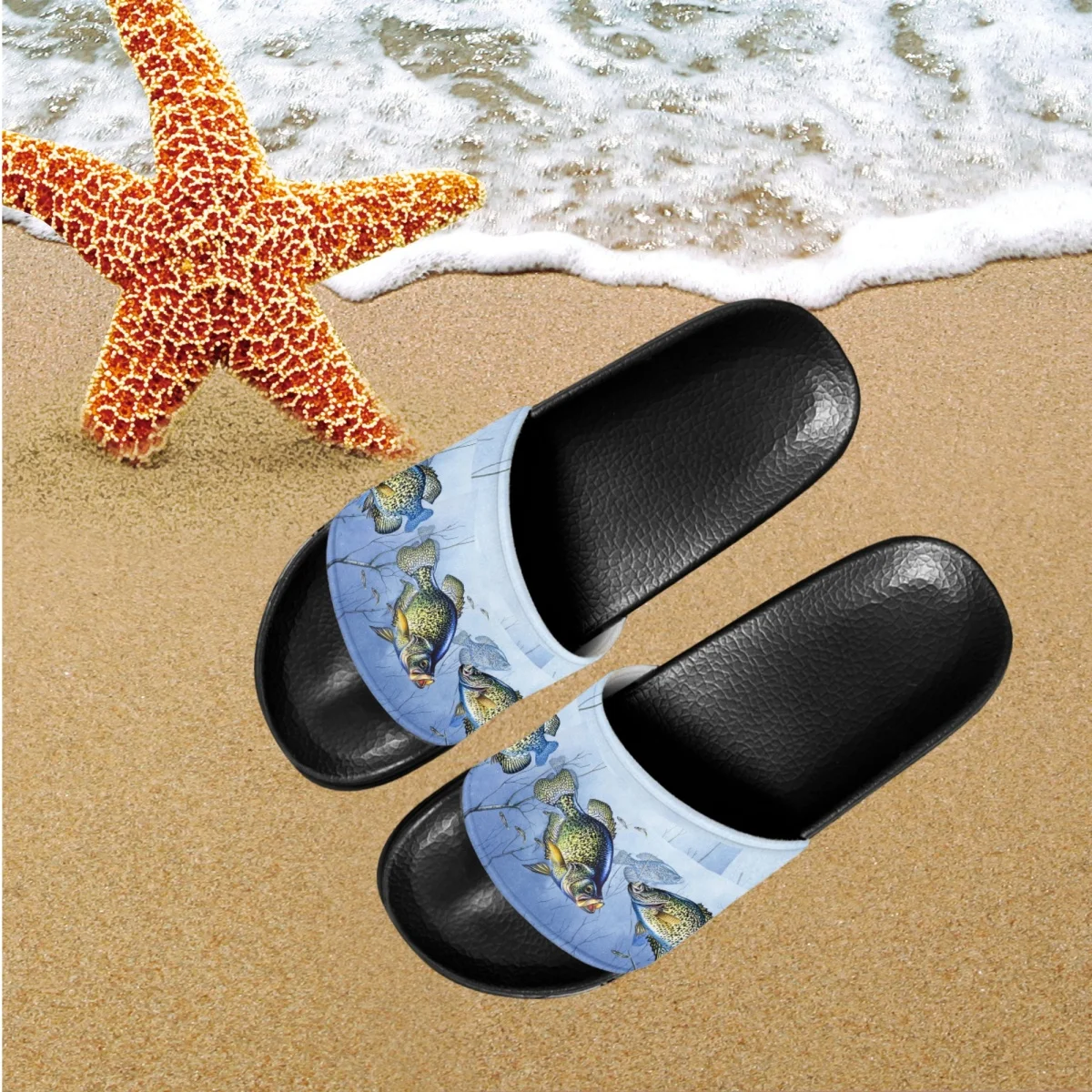 

Outdoor Slippers Cute Fish Design Fashion Summer Women's Home Slippers Flats Non-slip Sandals for Girls Slides Zapatilla Mujer