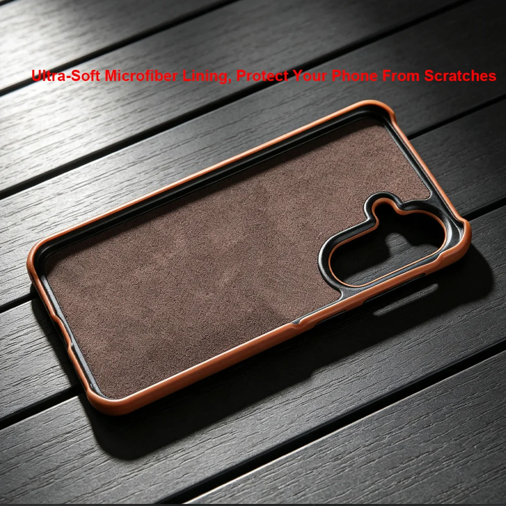 Фото Чехол для телефона Magsafe для Samsung Galaxy A57 A37 A55 A35 A25 A34 A54 A24 A53 A23 A33 A13 A15 A14 A31 A51 A71, кожаная задняя крышка №4